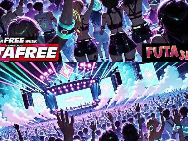 Rave Futanari Hotties Bent Over & Destroyed In Hard Doggy style