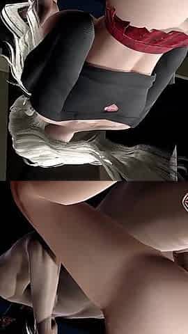 Cowgirl Sex with Big Tits Blonde in the Office with Massive Cumshot - 3D POV Animation