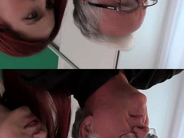 Blonde hottie in old on young anal hardcore porn