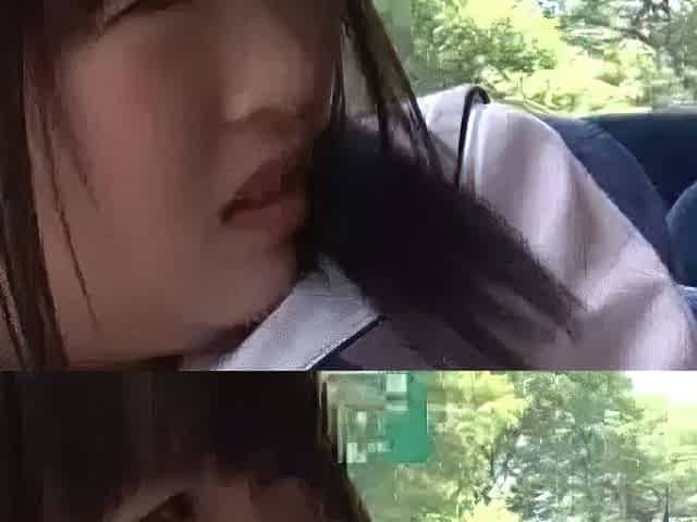 Extreme close up of Japanese teen masturbating Uncensored