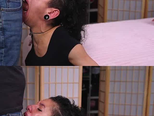 Desperate CumSlut Struggles To Try To Puke On Your Cock - Big tits
