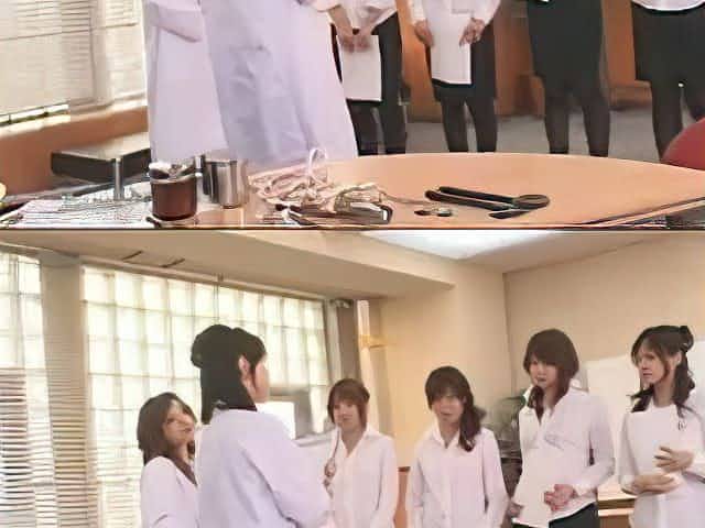 Blouse Collar Up Clinic Girls