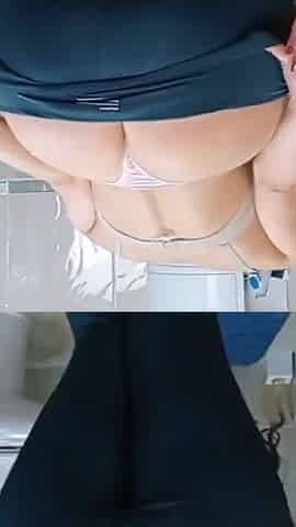 Horny After the Gym Pussy Teasing Spreading Pussy Pissing by Get This New Video!