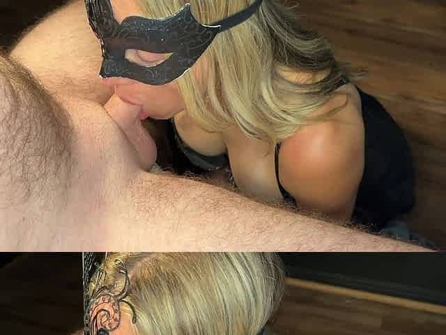 Surprised Him in a Nightie and Swallowed His Cum