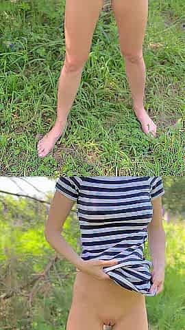 Amateur undressed beauty