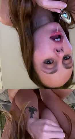 Stacked brunette goes solo toys and masturbation