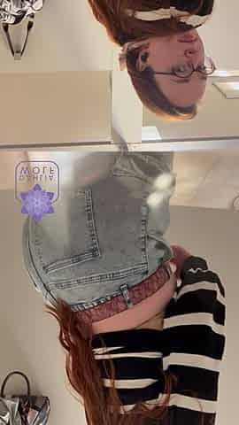 She Just Had to Touch Her Pussy!! Naughty Public Bathroom Masturbation