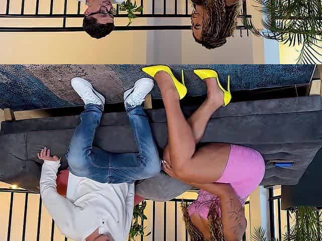 I WILL SCREW U ON THE 1ST DATE!, pretty black rides a large rod with her large butt