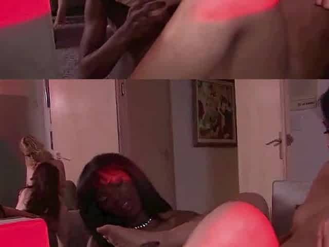 Five Slutty Dyke Harlots in a Wild Twat-Licking Fuckfest, Scissoring & Thong-On Wrecking Frenzy