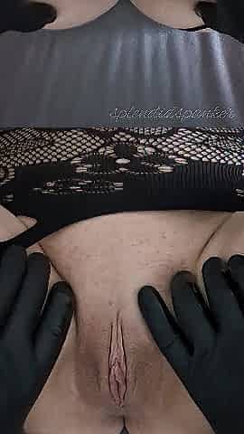 Playing with her vagina