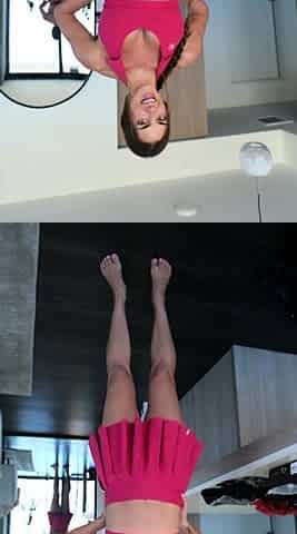 Hot Brunette In Stockings Masturbates Hard