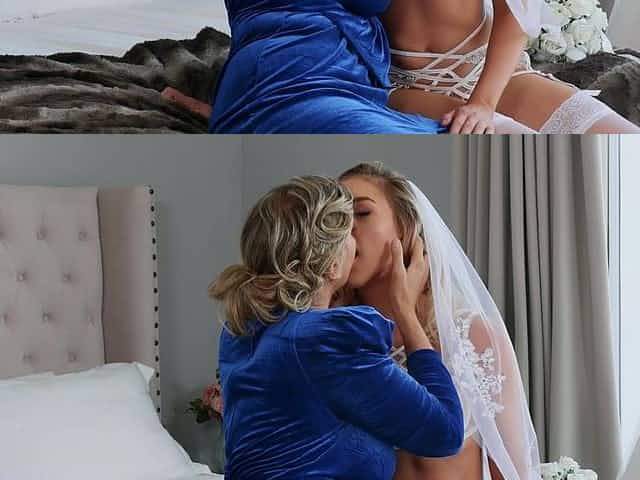 Bride to be gets intimate with future's hubby hot mom