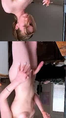 Amateur Bambi Snow Standing Masturbation