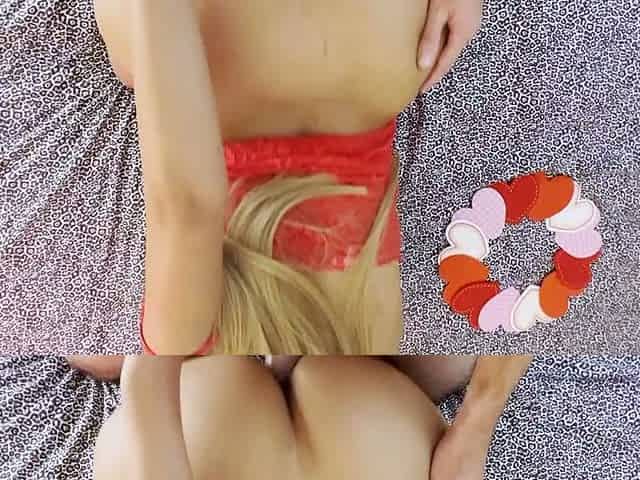Big ass blonde banged doggystyle in POV fuck video