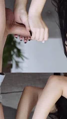 Cock Addicted MILF Roxy Couture Rides a Bwc and Takes His Big Load in Her Hungry Mouth