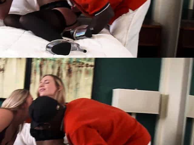 Amateur blonde ass fucked