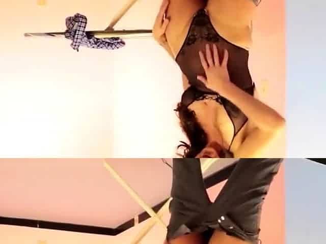 teen MILF housewife tugs and kisses big cock POV