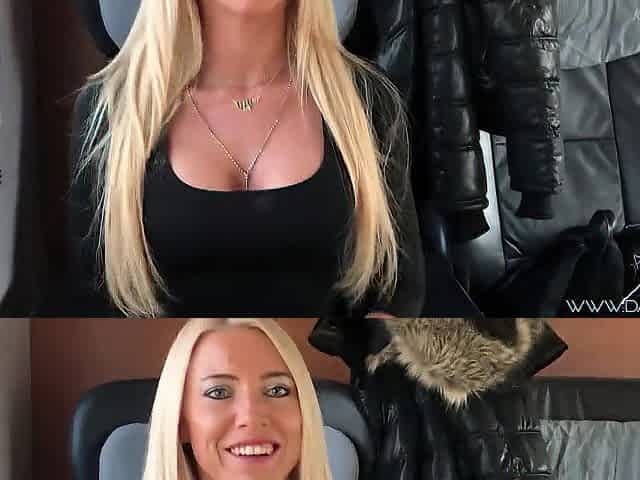 Kinky doxy in Hamburg - German blond gets banged hard in all holes + cum face