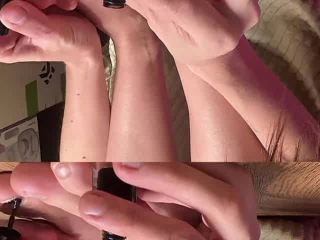 asmr giantess painting nails ebony