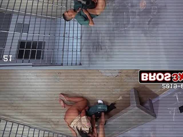 See This Breasty mother I'd like to fuck Guard Demand Her Fill from a New Youthful Inmate