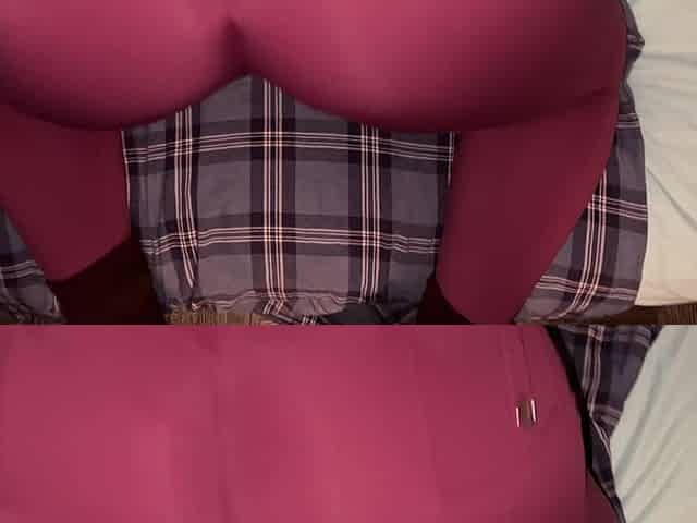 Clothed Assjob Cum on Pants!