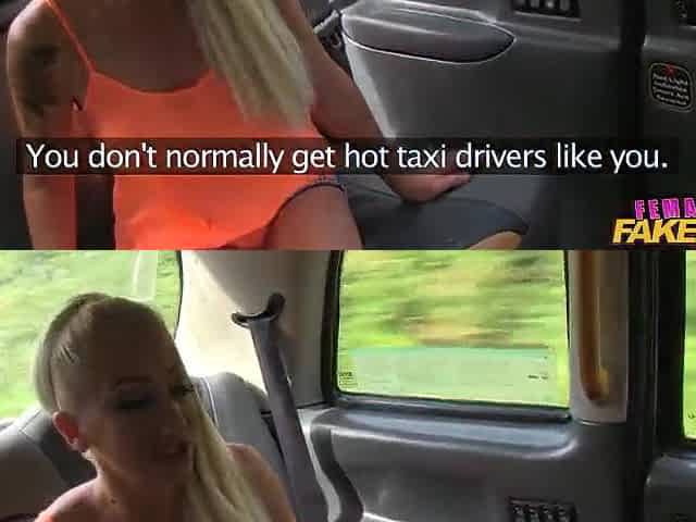 Female Fake Taxi - "I Can't Make no doubt of a Woman made me CUM TWICE!"