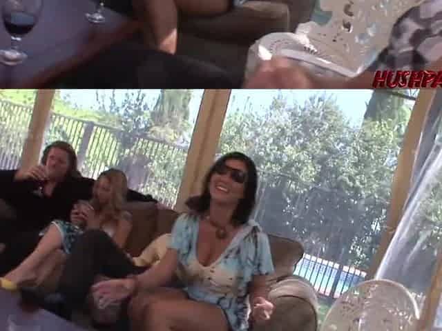 Nubile honeys Lindsey and Nikki fed wang and fucking fuckfest