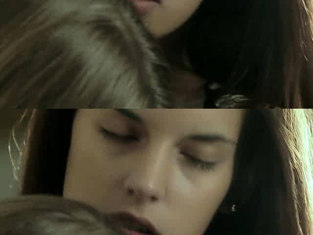 Blonde and brunette lesbians licking and sucking pussy