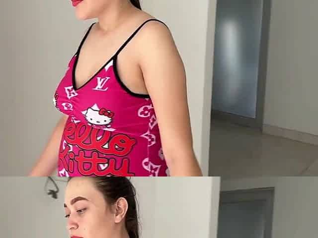 I Hear Some Exciting Moans And See My Sexy Stepsister Masturbating I Get Horny And Decide To Lower His Horn
