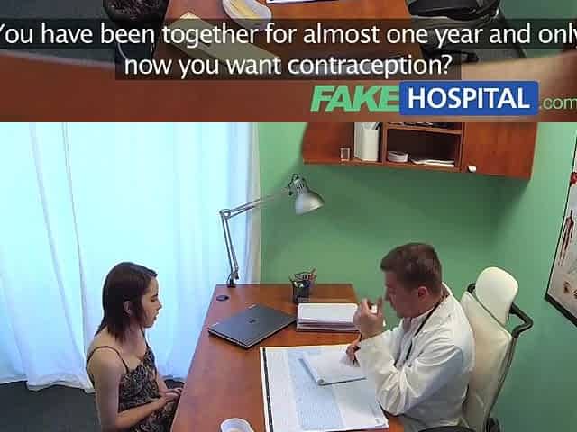 FakeHospital. Breasty hotty needs doctor to keep a secret