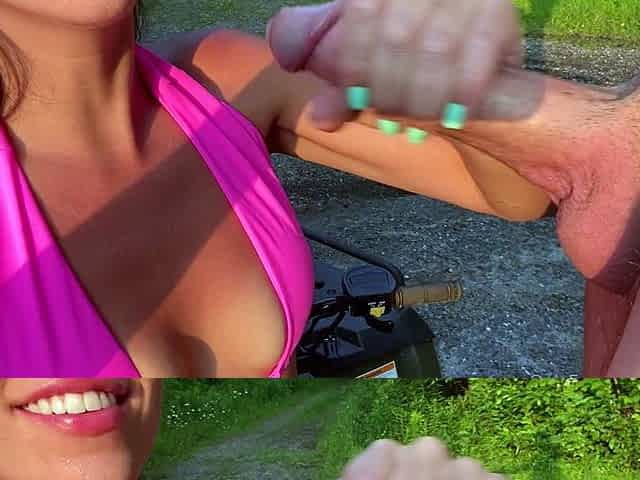 Blowjob POV blowjob cumshot facial brunette pov