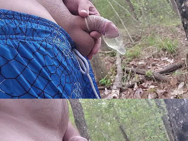 unfathomable woods piddle in a cum drum