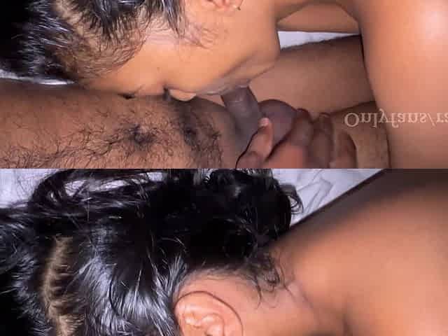 Hot Desi Bhabhi Best Blowjob with Her Stepbrother