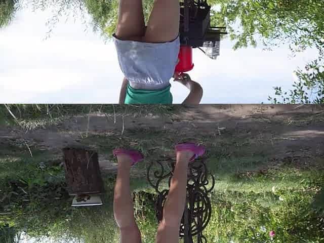 Sexy Wife Upskirt Booty Flashing