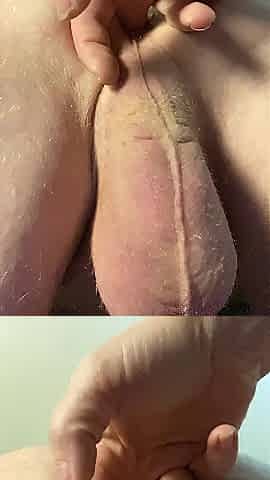 STEPDAUGHTER GIVES STEPFATHER A PROSTATE MASSAGE WITH 4 FINGERS AND LARGE SEXTOY
