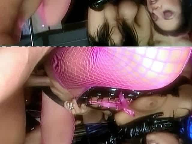 Hardcore group sex fucking with double penetration