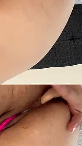 Squirt Naked Show Blonde in the Morming