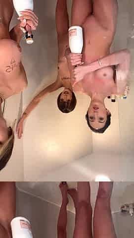 Spicy teen lesbians in the shower