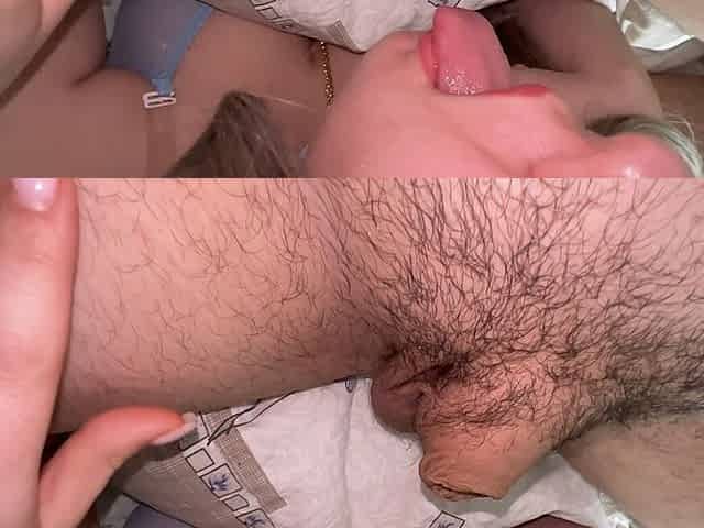 Oh My God This Tiny Dick Is Only 2cm It's Just Creepy but I Love Seeing His Cum so Much