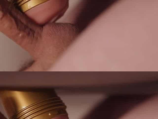 Swedish chap gently bangs his fleshlight