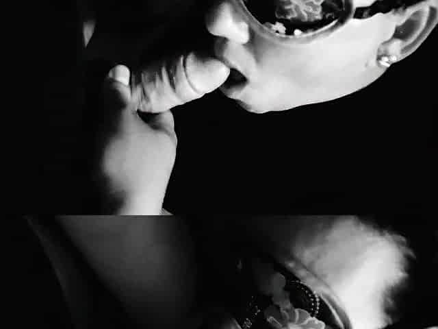 Cock licking