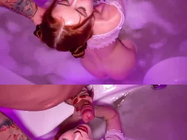 The hot dame shivers and gives a all-natural bra-stuffers blowage while getting penetrated in the jacuzzi - Top Porn 2023!