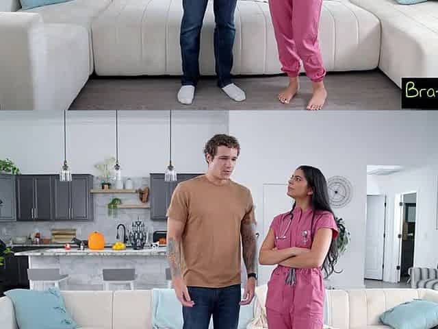 Beauty Gostosa Takes Steobro's Penis for her Halloween Treat