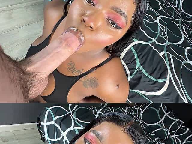 Thick Black Gal Gets a Smutty Creampie From a Married White Dude