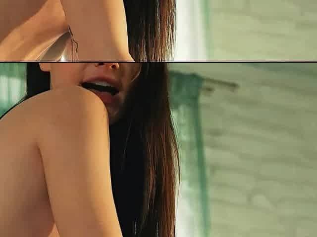 Skinny Brunette Matty's Mesmerizing Art Porn Seduction