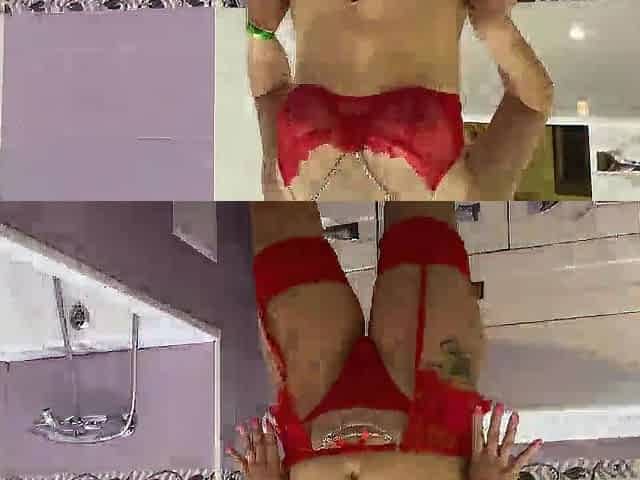 Hairy pussy fuck in the shower room