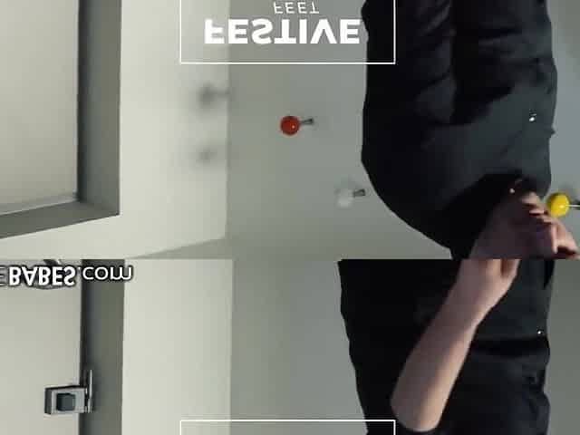 Surprises Horny Feet Lover With Festive Footjob - Kristof Cale And Lulu Love