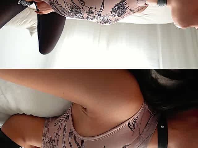 Oriental colossal backside swings throughout a fiery dream.