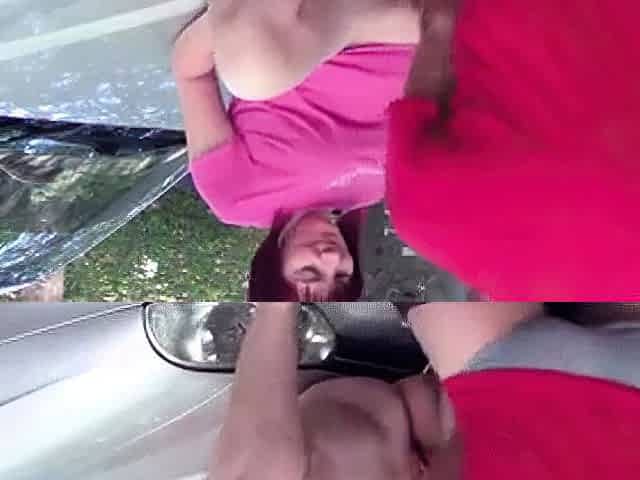 PAWG having sex in the woods