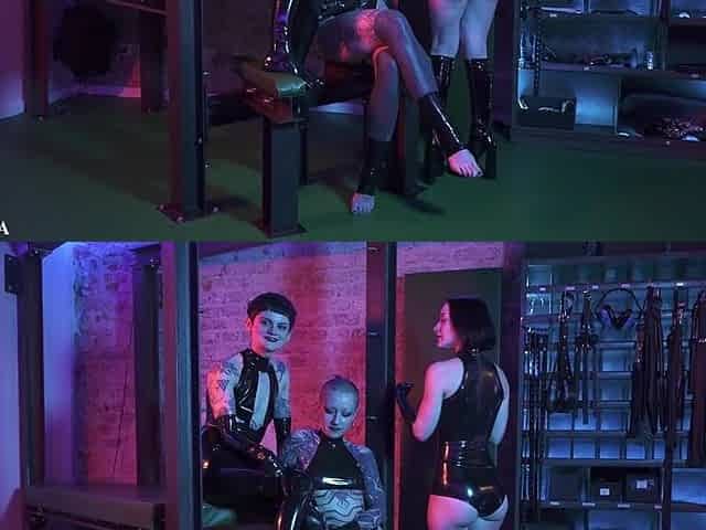 Triple Domination Latex Shining and Thrashing with Mastix Ae, Mixstress Switch & Mushroom Sofi